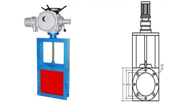 電動方形閘板閥如何安裝、結構圖
